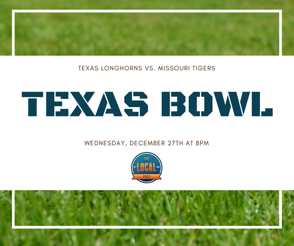 thelocalpostpub's tweet photo. Who's ready for the Texas Bowl?! Come watch the game with good drinks and good company! 🤘 https://t.co/IwL6VgJXf1