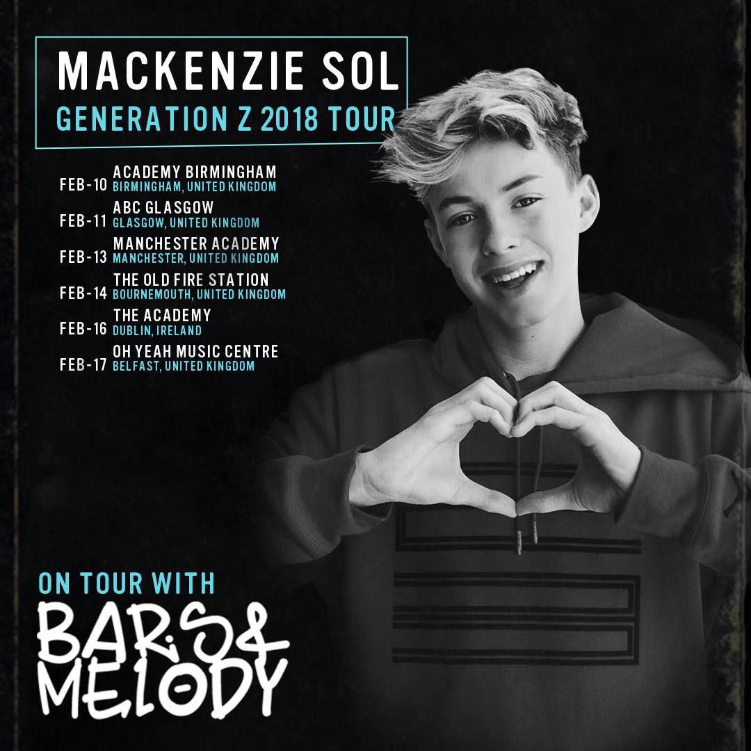 MackenzieSol's tweet photo. I can’t wait to go back to the UK and see u guys with @BarsAndMelody! https://t.co/TyZ4g8WVmG https://t.co/6AcV3iVFv3