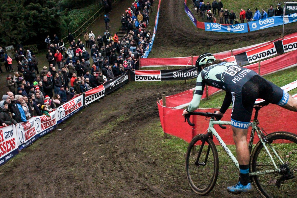 peloton® (@pelotonmagazine) on Twitter photo "I tried to hold his wheel until the start straight, thinking it would be a Belgian free ride and a bit of a rest. But nothing’s gratis in cyclocross" bit.ly/2Cf9JOc #furriestlegsinflanders <a href="/TomMeeusen/">Tom Meeusen</a> #pelotontravels "I tried to hold his wheel until the start straight, thinking it would be a Belgian free ride and a bit of a rest. But nothing’s gratis in cyclocross" bit.ly/2Cf9JOc #furriestlegsinflanders <a href="/TomMeeusen/">Tom Meeusen</a> #pelotontravels