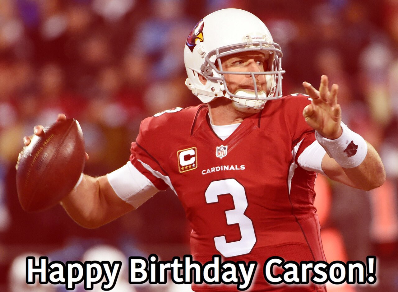 To wish Cardinals QB Carson Palmer a Happy Birthday!!  
