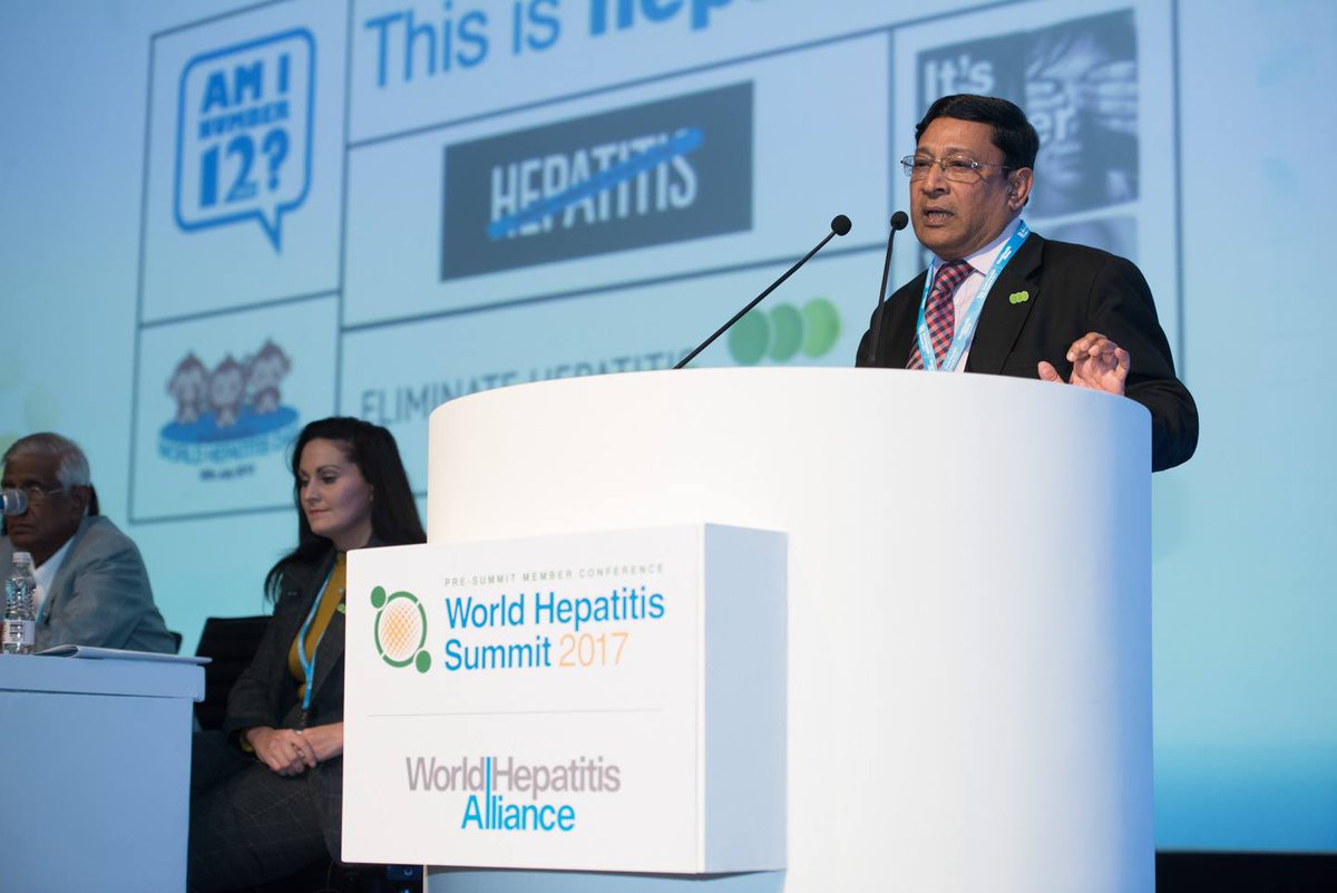 Hep_Alliance's tweet photo. We put #WHAmembers at the heart of #HepSummit2017. Prof Mohammad Ali of @bd_liver presented on successful awareness campaign. More in this month’s #hepVoice https://t.co/kyBOh9Uyi9 https://t.co/MQYhMhpPy0