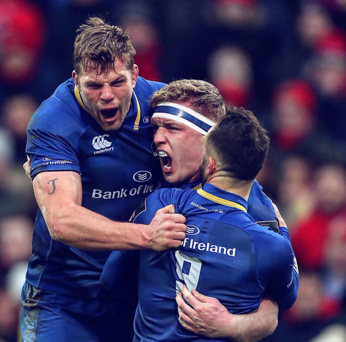 Mad game. Mad atmosphere. Awesome feeling picking up the W with the brothers 🔵⚪️ @leinsterrugby @OLSCRugby