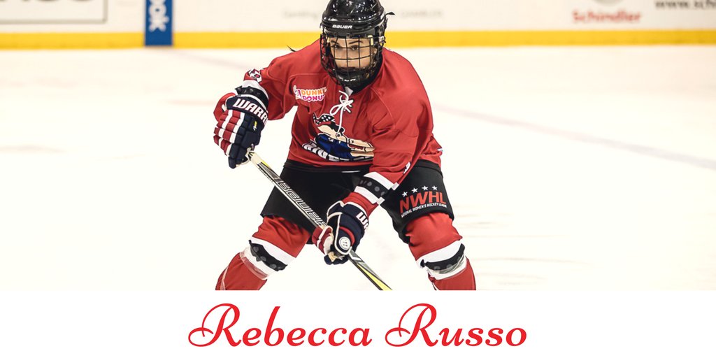 PHF's tweet photo. #TeamNWHL Forward @russooo18 
6-2-8 in 7 games this season for the @Riveters! https://t.co/D4Xnco2laj