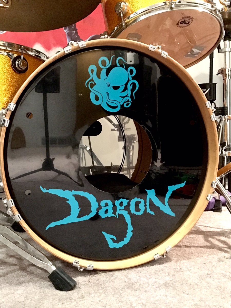 The drum kit will be stylin' and profilin' for the release show on January 27th! WHOO!