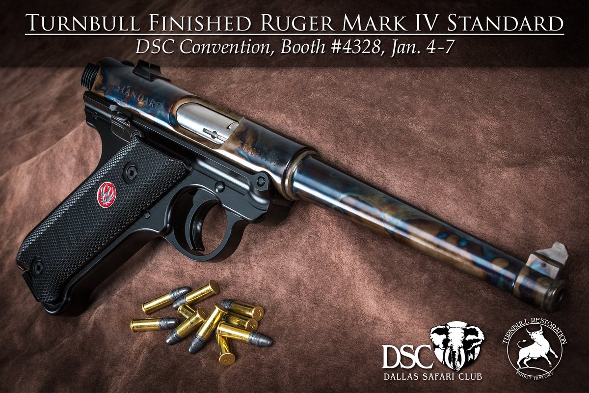 ShootHistory's tweet photo. One day to DSC! @dscnewscenter #SHOOTHISTORY, #TURNBULLRESTORATION, #ruger, #rugermarkiv, #semiauto, #rimfire, #22lr, #targetshooting, #colorcasehardening, #dscconvention, #dallassafariclub, #dscshow2018, #gunsmith https://t.co/41ICETNc8Q