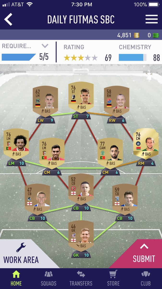 TwoFootRojo's tweet image. #FUTMAS Daily SBC