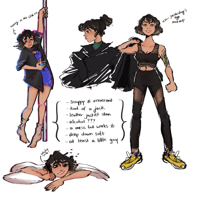 i created a pair of disaster siblings for the @kianamaiart fav character meme LOL :V this was so fun! i love them 