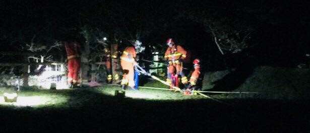 mawwfire's tweet photo. #mwwcontrol One very lucky Spaniel rescued by our expert rope rescue teams, reunited with its owner @mawwTechnical @MorristonFire @PontardaweFire &amp; Neath crews rescued the dog after it fell 100ft down an embankment, we hope the dog is well &amp; cwtched up with its owner tonight 🐶🚒 https://t.co/7CFNqPqSXn