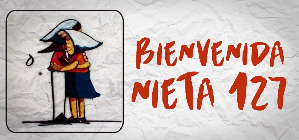 jradicalcaba's tweet photo. Somos el partido de la memoria, la verdad, la justicia, la paz y la vida. Es por eso que nos pone enormemente felices que se encuentre a la #Nieta127. https://t.co/Jnjct4Eqbn