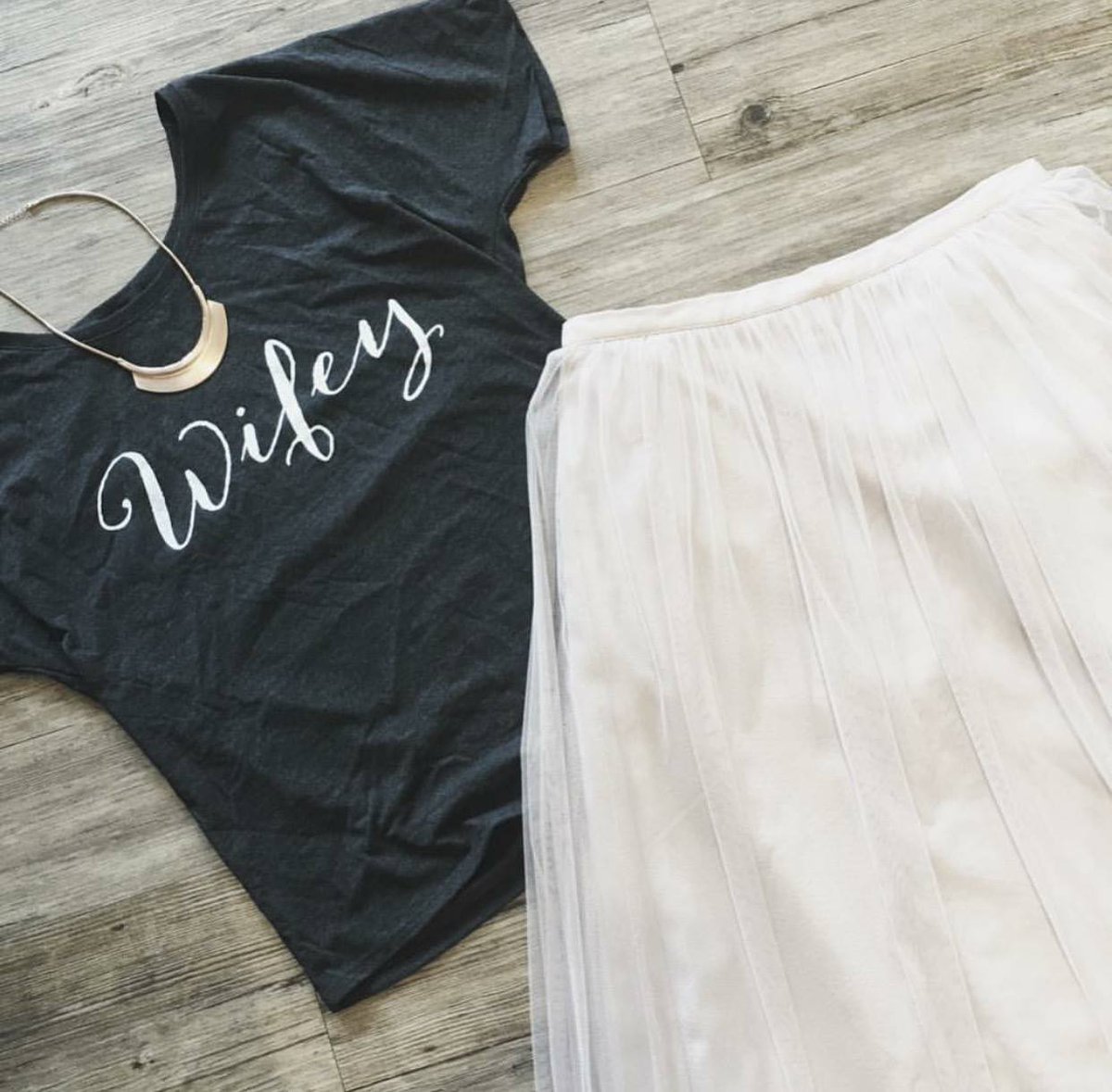 Get engaged over the holiday? Snag yourself one of our cute Wifey shirts or Bride tanks to show off your new status. In-store and only $20! #marriedinmilwaukee #wibride #lovemissruby