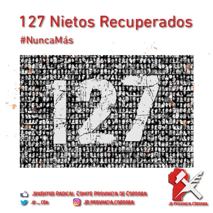 jr_cba's tweet photo. Una enorme alegría, otra 👩 recupera su identidad. 💪
¡Bienvenida #Nieta127! Felicitaciones @abuelasdifusion https://t.co/wAkZYzgxi2