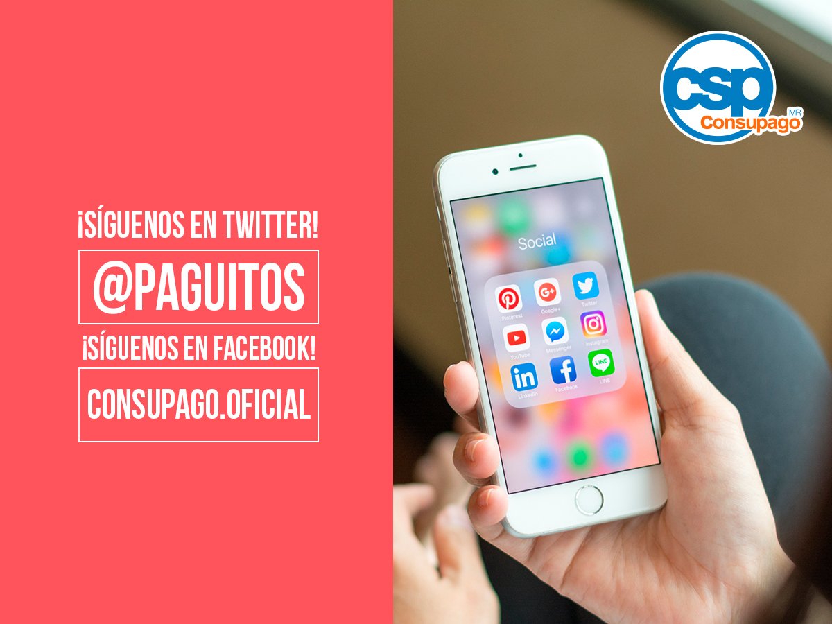 paguitos's tweet photo. Síguenos en Facebook, búscanos como /consupago.oficial https://t.co/Ll4tVb4NFp