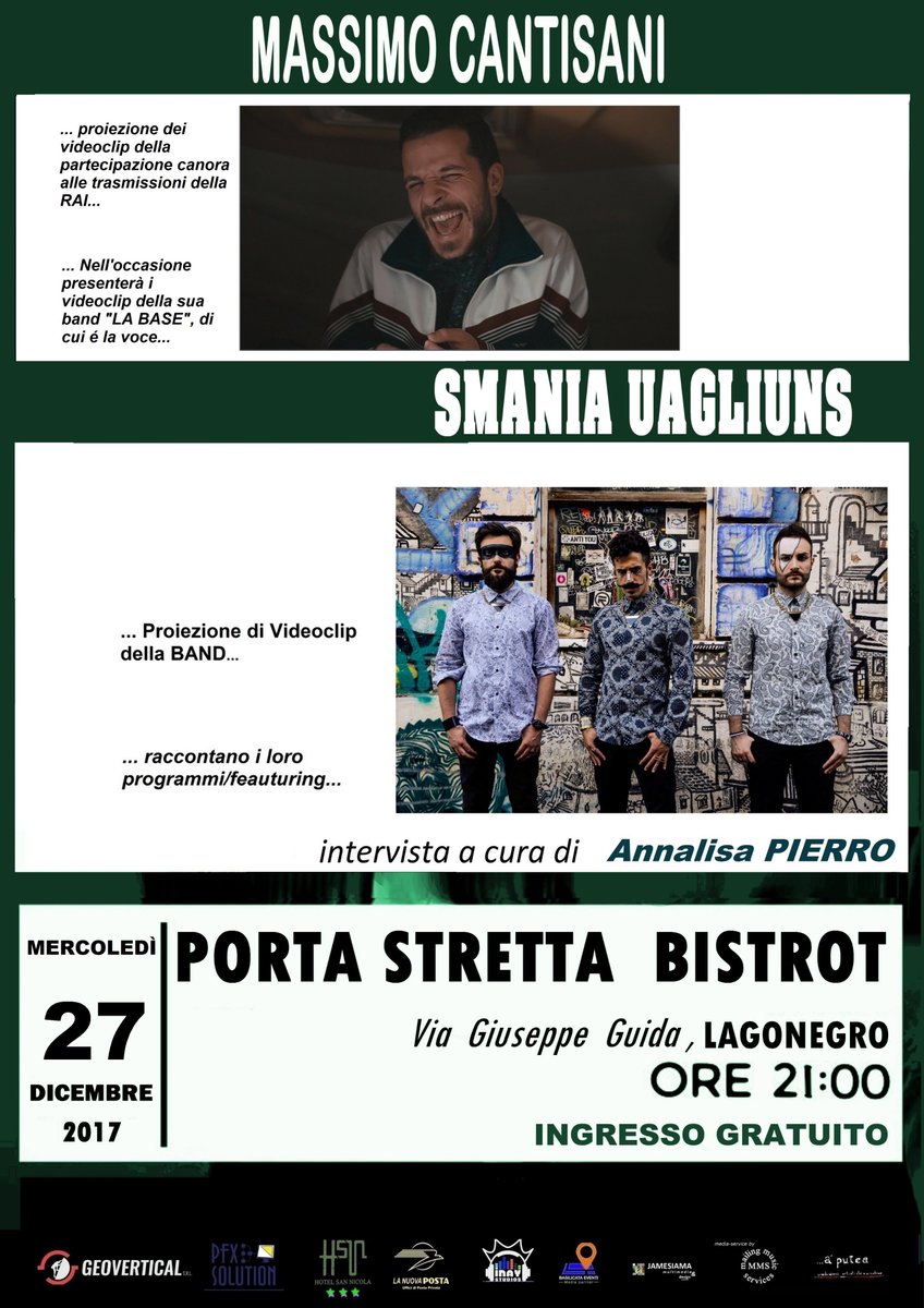LaPortaStretta's tweet photo. Dibattito &amp; Intervista - Massimo Cantisani &amp; SMANIA UAGLIUNS si incomincia! https://t.co/TdBQTswNrO