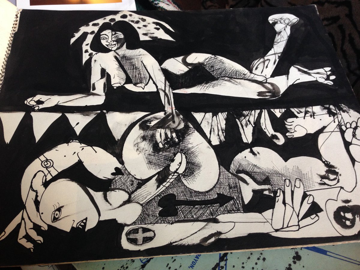 1967 sketch book , one of 11 I found that I acquired years ago ! I liked them then, they still rock me !