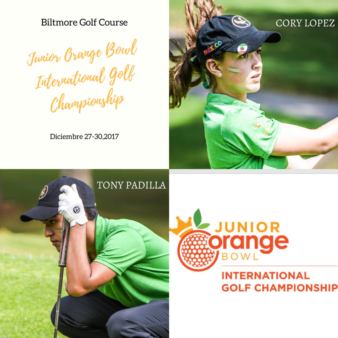 Mex_Golf's tweet photo. Mucho éxito a @cory_lpz y @TonyPadillaGolf en el #JuniorOrangeBowl ⛳️💪Vamos con todo!! @JuniorOBGolf #somosmexgolf #OrgulloMexicano https://t.co/wPmljKa4LY