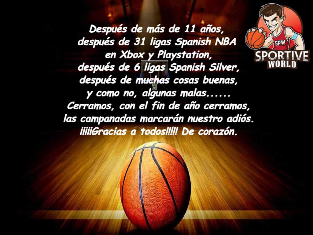 RealSportive's tweet photo. Después de muchas cosas buenas, de algunas malas, de 37 ligas oficiales, de subastas, de trades, de crónicas...... cerramos, cuando las campanadas marquen el fin de 2017, también marcarán el de Sportiveworld, y sólo nos queda decir GRACIAS. https://t.co/CzVQppOy7F