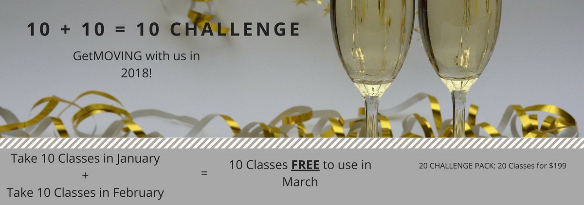 ResistMoveFit's tweet image. 10+10+10 Challenge. Move with us in the New Year. Take 10 classes in January, 10 in February and get 10 FREE to use in March. #getSTRONG