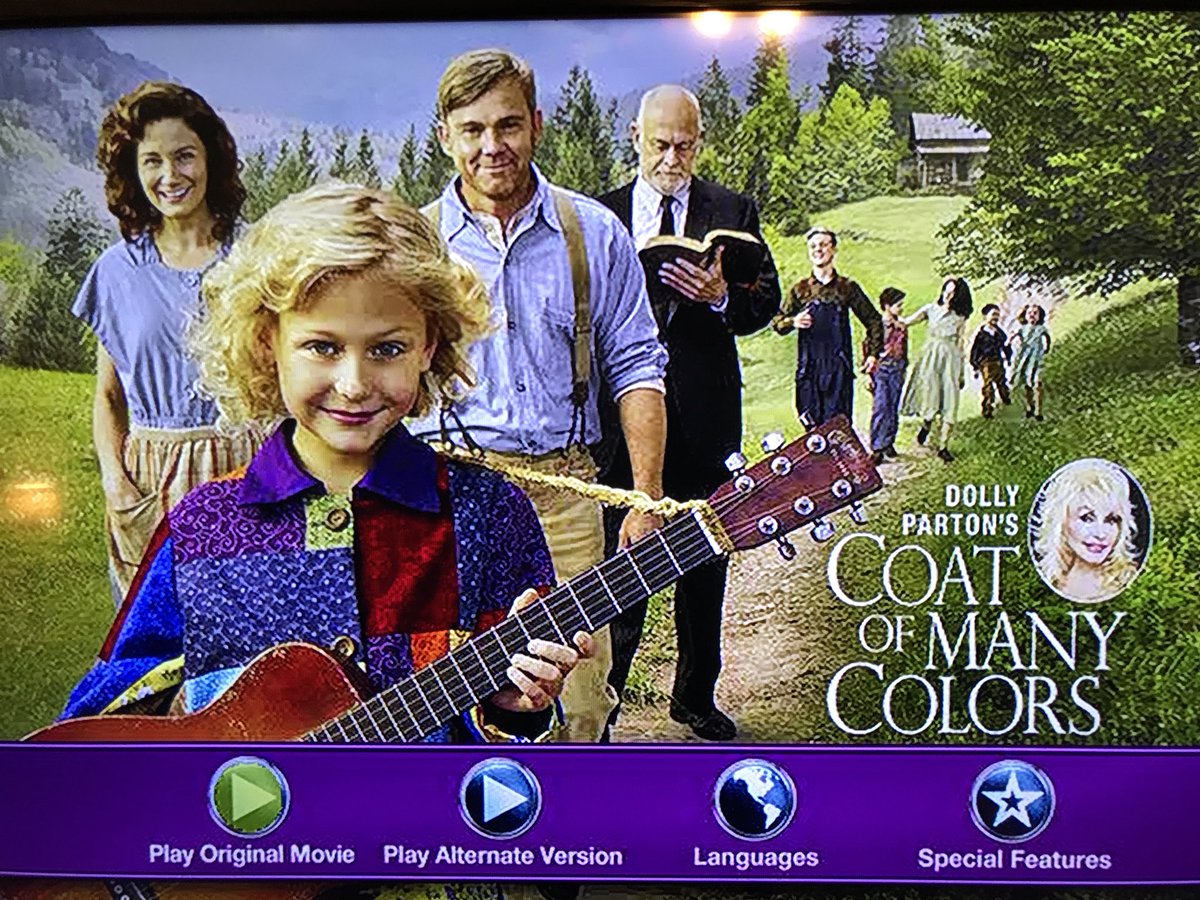 dollyfan1974's tweet photo. Sweetest movie!! Iβm Watching Coat of Many Colors before the other one airs tonight! Got my tissues ready! #CoatOfManyColors #movie #partonfamily β€οΈπ https://t.co/3tzRhm3eYN