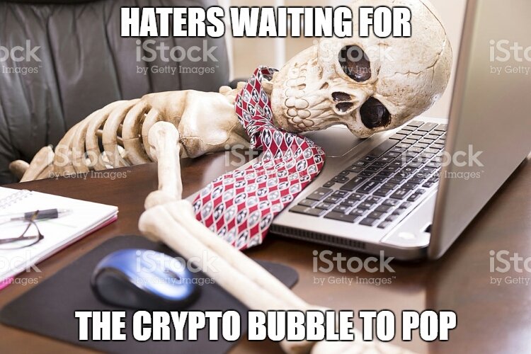 HowToGetBitcoiz's tweet image. Theyll be waiting a while #HODL #bitcoin #bubble