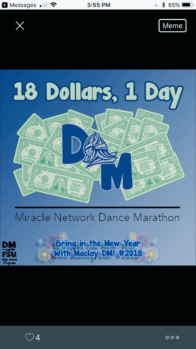 dmatmaclay's tweet photo. Hey marauders! With your help, we can ring in an amazing New Year :) Let’s raise $18 today!! I️ know we can do I️t! #dmatmaclay #ftk #18inoneday💙 https://t.co/cj4AaxLWyP