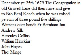 Petty_France's tweet photo. I was away from my computer the past few days, so here's one of the best #otd's in Particular Baptist history. [25 December 1679], in the Gravel Lane, Wapping, Particular Baptist church: money was donated to @BenKeach1689 who had been robbed. Merry Christmas, Ben.
@steveweaver https://t.co/gkQk4XnR0J