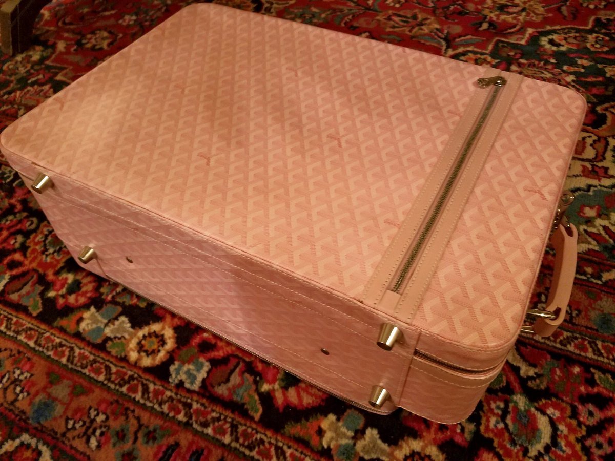 This Pink Goyard Suitcase From 2008 is a Grail?
