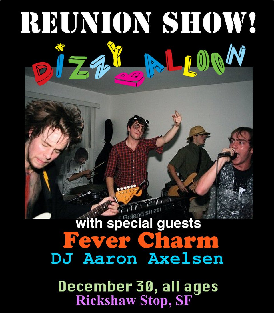showbams's tweet photo. GO4FREE: @DizzyBalloon are playing @rickshawstopsf this Saturday with @FeverCharm &amp; @AaronAxelsen. Email showbamtix@gmail.com to win tix! #DizzyBalloonion https://t.co/TLsfMrPbbt