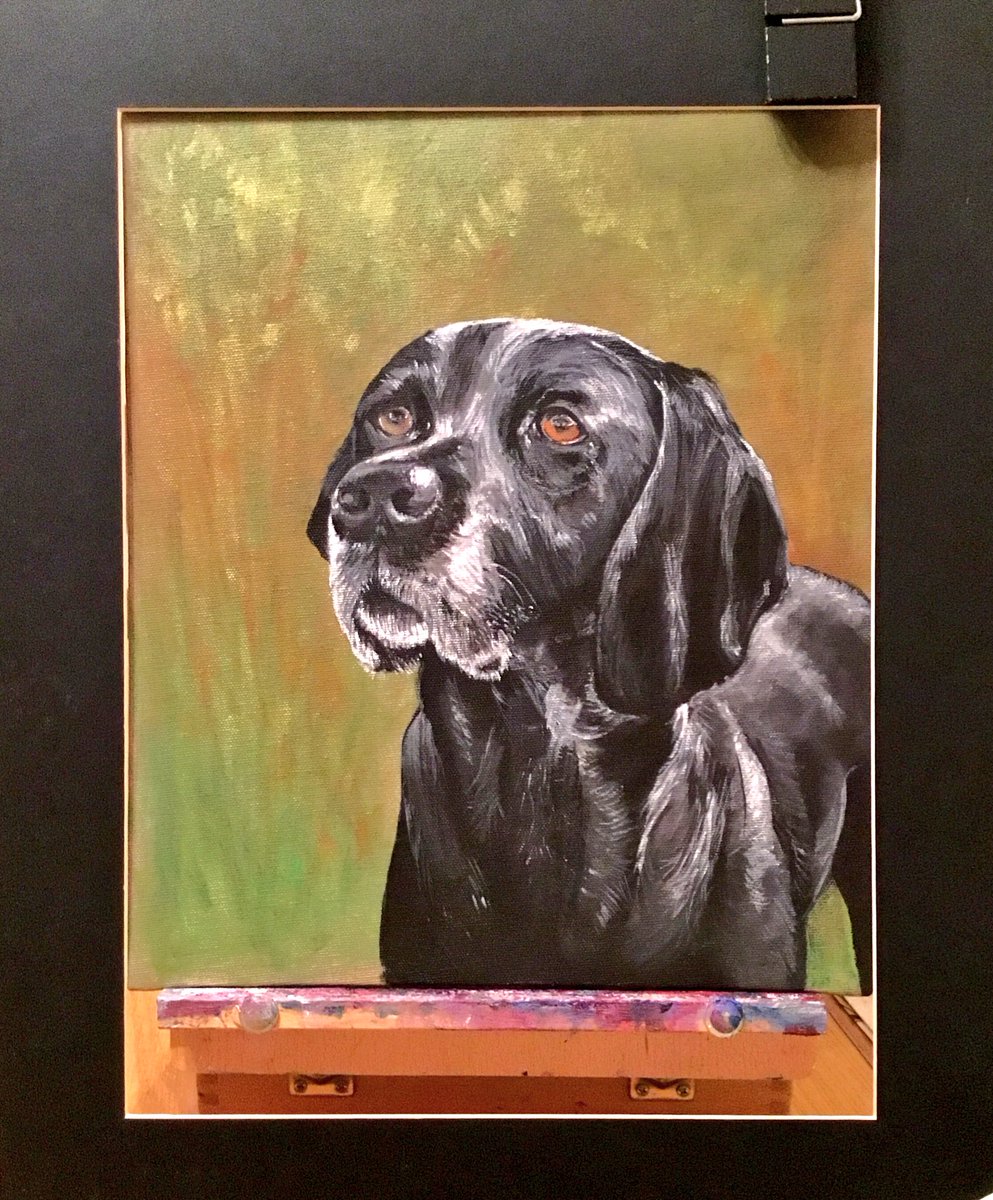 copelandwalker1's tweet photo. Commission finished #blacklabcross #painting https://t.co/fJJRYnRw42