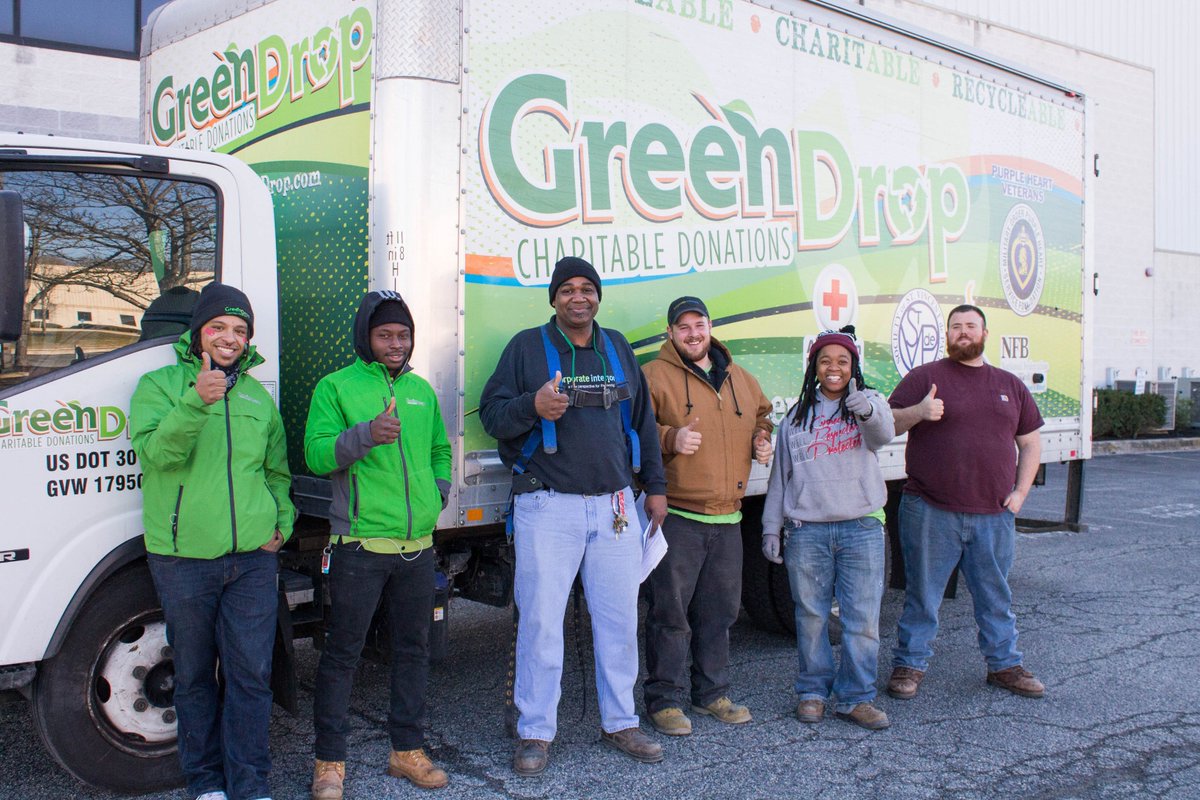 Teaming up with GreenDrop  this season and donating 5 truckloads of corporate furniture and  fixtures to the foundation, Military Order of the Purple Heart!