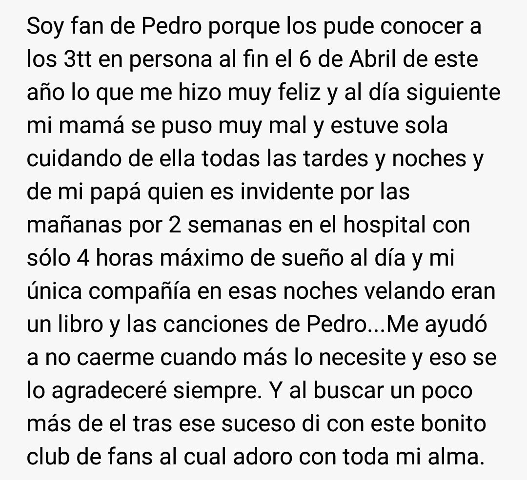 LaMarDramas's tweet photo. ¿Porqué soy #PPFan ? Porqué no puede dimensionar cuanto su talento hace por mi vida #TuHistoriaConPedro https://t.co/sjENuQBH0s