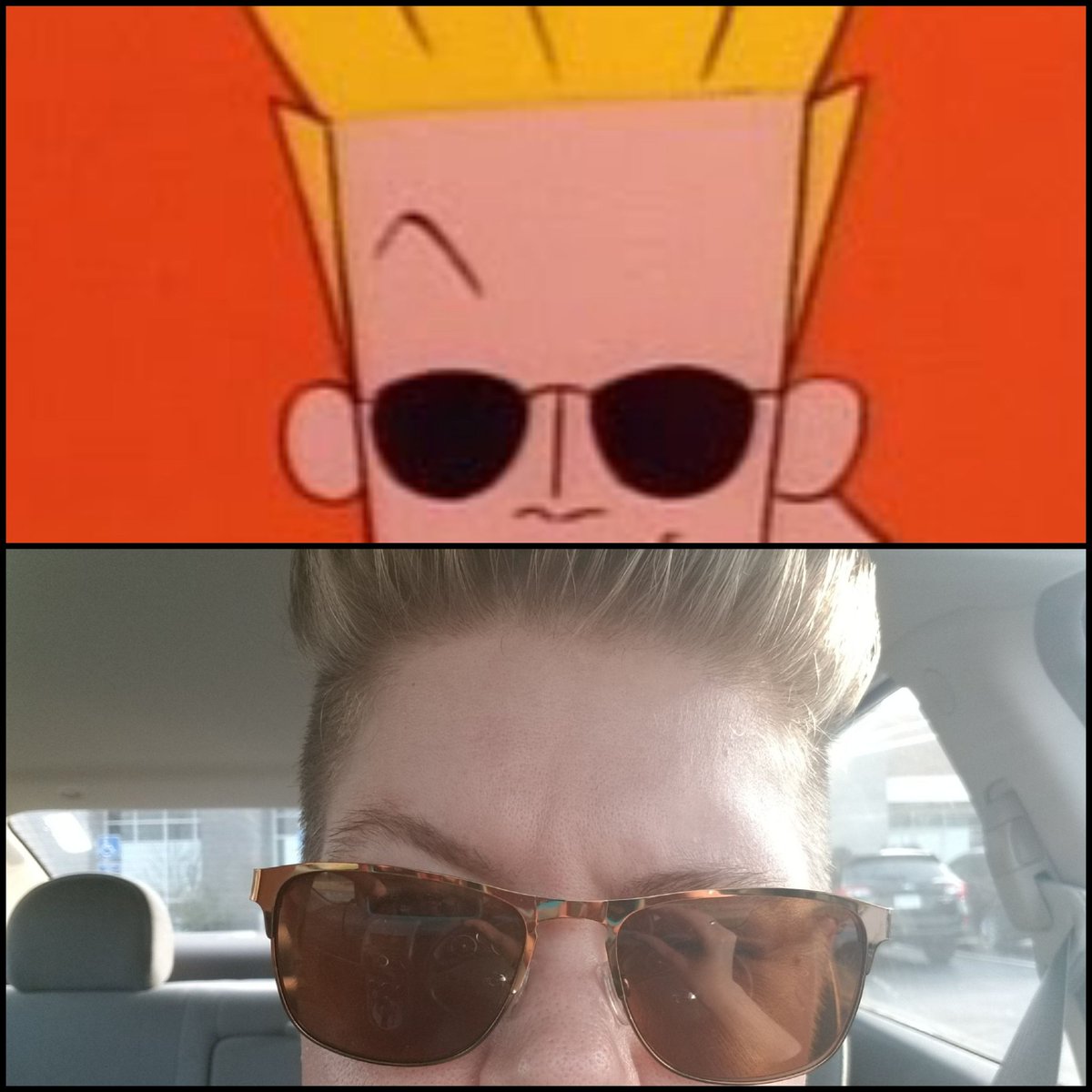 dogandlionart's tweet photo. Q: Why are you laughing, by yourself, alone in your car?

A: #ManImPretty #JohnnyBravo https://t.co/7w5STWC2Jp