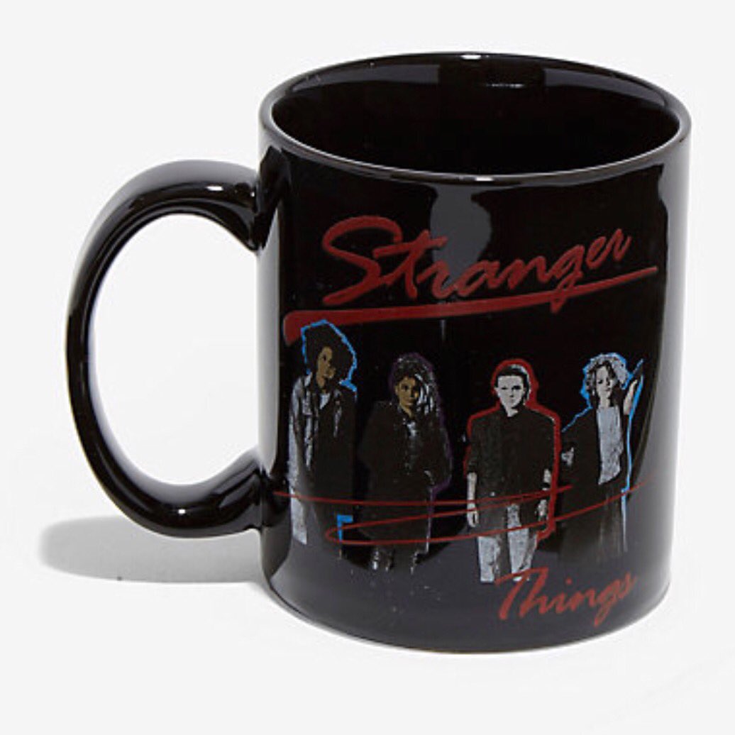 gabbymaiden's tweet photo. Bitchin’⚡️🖤 #StrangerThings #mug #hottopic #netflix #mick #kali #eight #jane #punkeleven #dottie #80s https://t.co/MlrrTCXapT