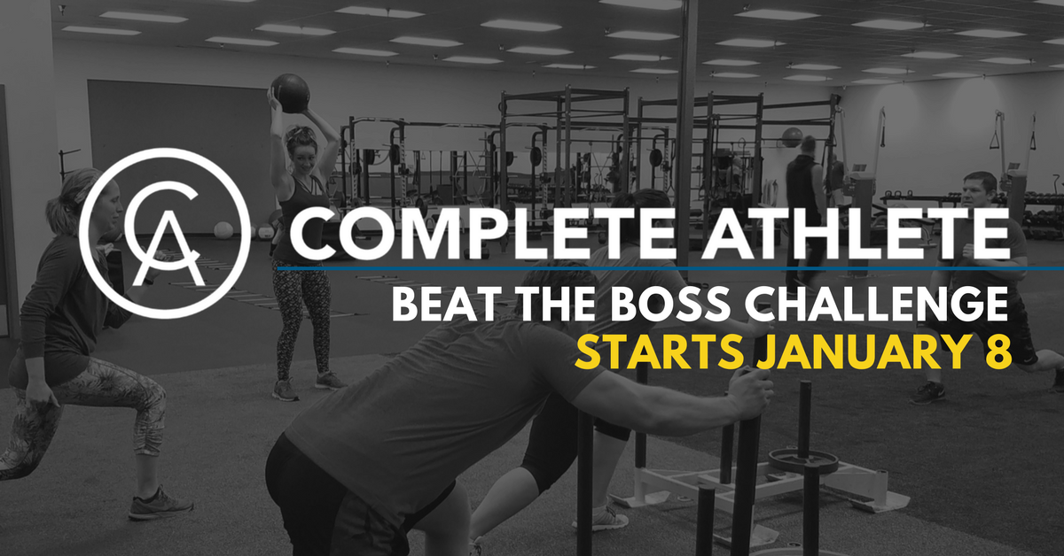 CompleteAthlet3's tweet photo. Think you can beat the boss? You could win FREE training just for working out! Learn more: https://t.co/ytsVUObNGx #NewYearsResolution #FitnessMotivation #WorkoutWednesday https://t.co/R7BvzBH7fB