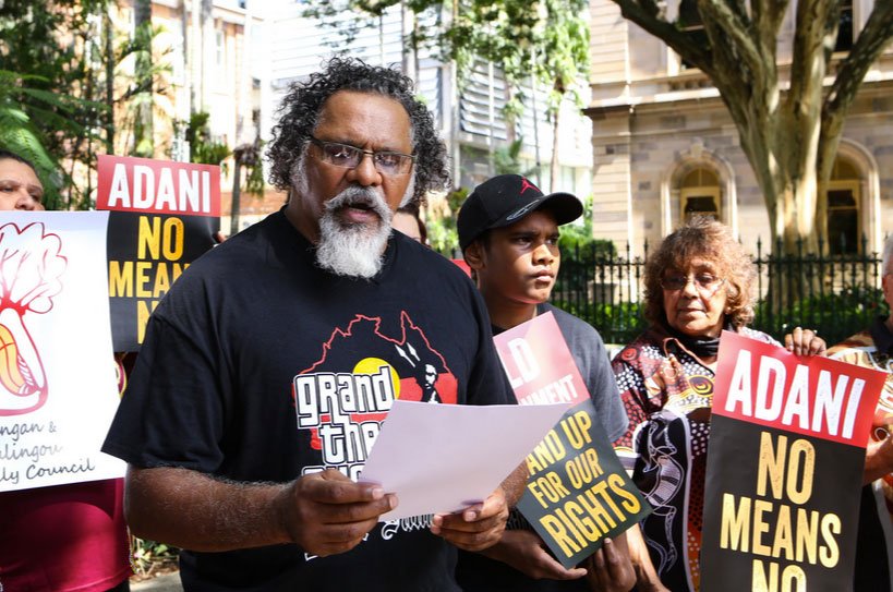 WgarNews's tweet photo. @Echonetdaily @murrawah @GalileeBlockade @StopAdaniCairns @WhteRbbnAdvocat @nobby15 @GoldCoastNurse @MinhKular @bugwannostra @43a6f0ce5dac4ea #LatestLetter by #LynetteDickinson:
'I was #shocked to hear that #QldGov was ready to #extinguishNativeTitle rights of #WanganAndJagalingou #TraditionalOwners of the land on which the #Adani #CarmichaelCoalMine is set to be built..'
ReadMore #EchoNet: https://t.co/FPQqVplPI3 https://t.co/EutX9yD54P