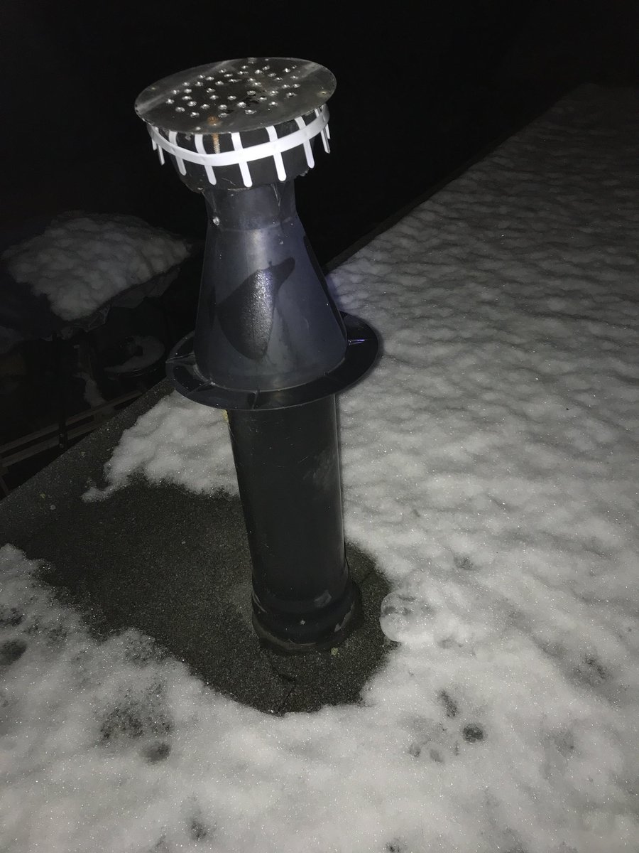 Ignition_hp's tweet photo. Attended a breakdown today to find a flooded Baxi with a dead fan. On inspection, The roofer last month said he’d fixed the broken flue top..#wildwestwednesday #terrorflue #plumbing https://t.co/nc4Tqvsn5v