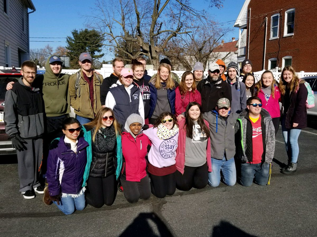 LutheranHANDS's tweet photo. And we’re off! #WeStrongThen #WorkingInWebster https://t.co/YtgAeBk2PS