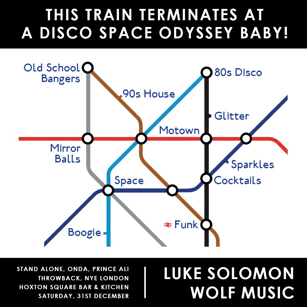 throwbackdisco's tweet photo. Join us aboard the boogie train this NYE, where are you getting off! <3 

#Disco #Party #London #Shoreditch #NewYearsEve2017 #NYE https://t.co/foPDSpakqq