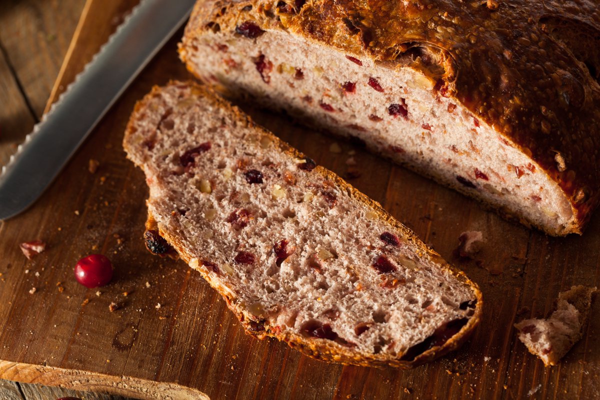 Knead To Know: You can't go wrong with Cranberry Walnut Bread #BreadmanBaker