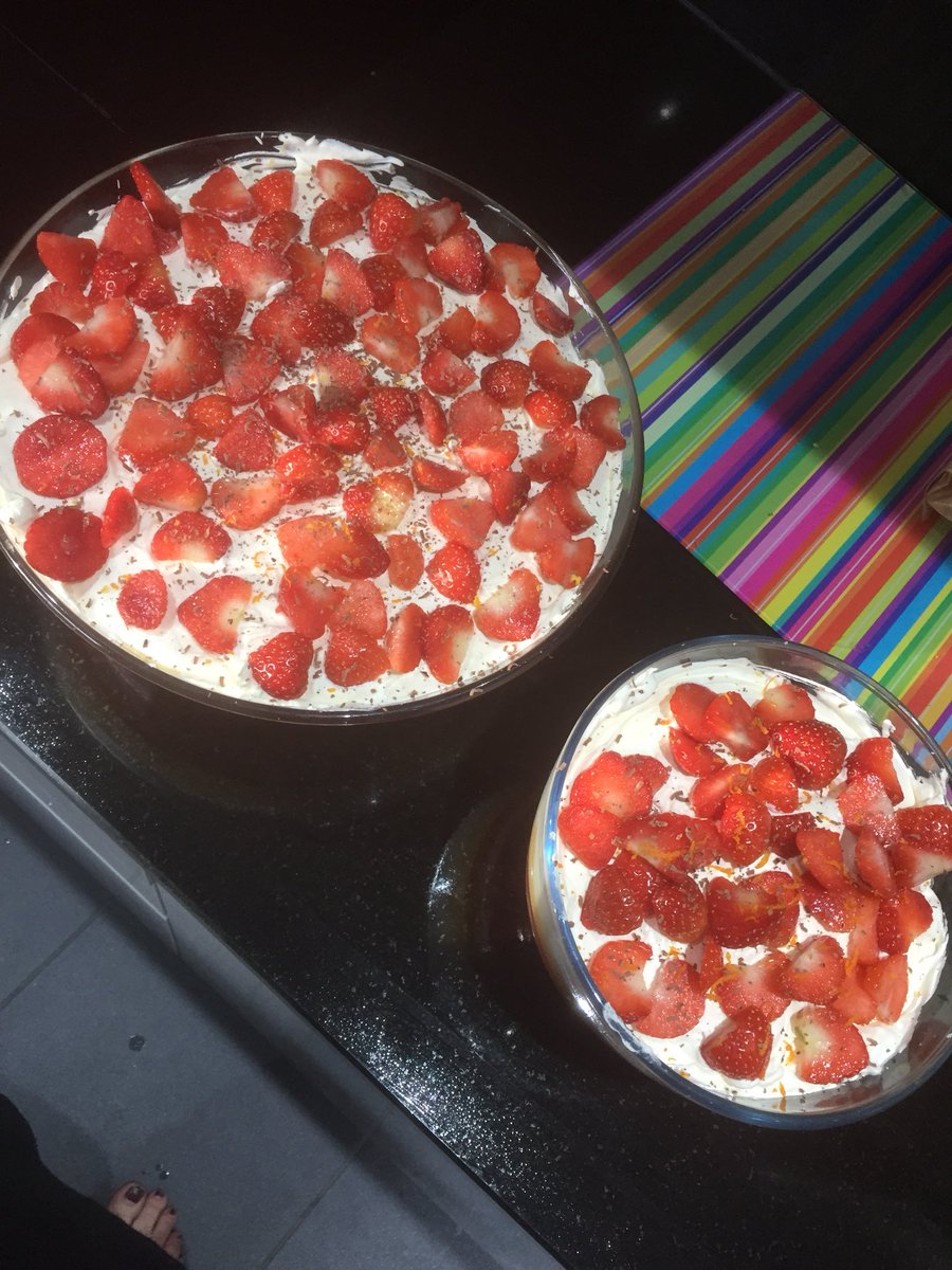 Not too bad an attempt 😮Retro trifle <a href="/jamieoliver/">Jamie Oliver</a>