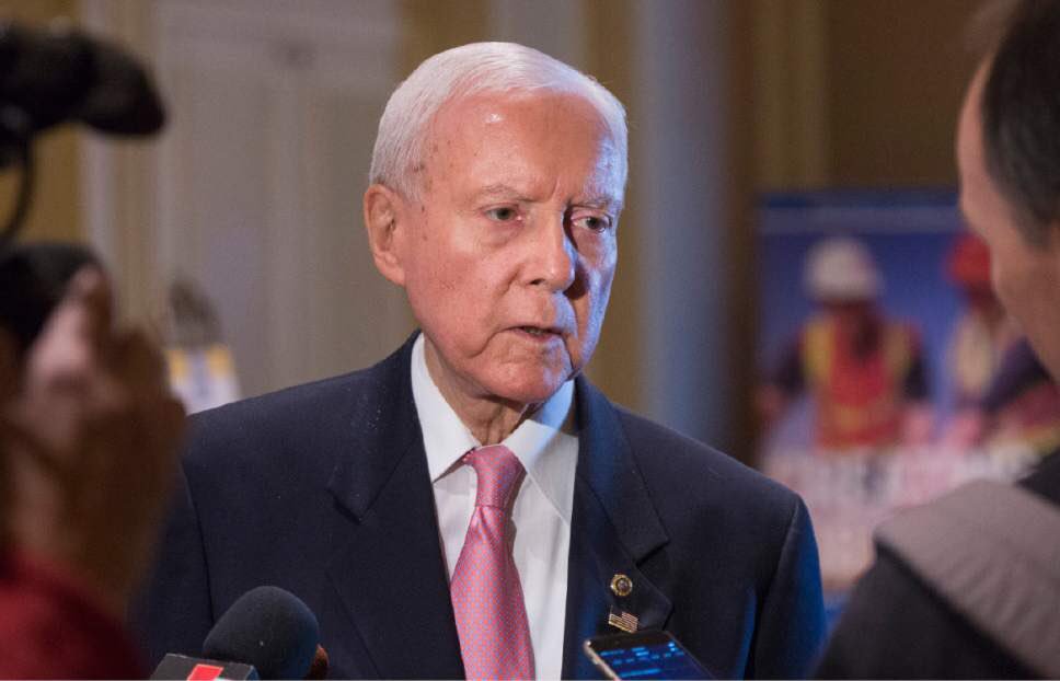 Democracy_DMV's tweet photo. @thehill Wow, quotes from the Utah paper re #SenHatch: “. . . his utter lack of integrity that rises from his unquenchable thirst for power." The editor suggested Romney would vote the same way but would be "spared the embarrassment" of the current senator "sucking up to the president." https://t.co/6bp4uPp37D