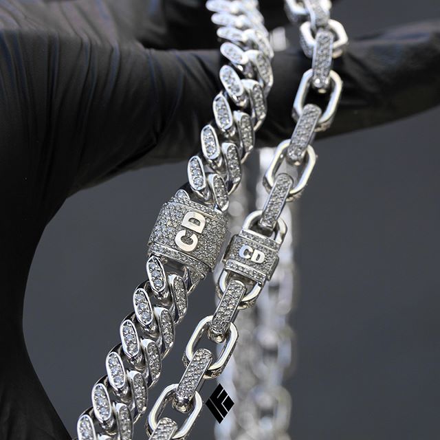 stainless steel hermes link chain