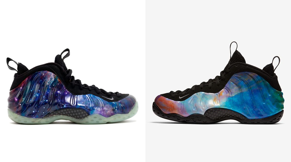 The Galaxy Foamposite was one of the best releases of 2012. However, it took the model down a strange path as Nike went heavy with weird graphics and some were flat-out terrible. Went from being the most in-demand shoe to sitting on shelves in a year and hasn't recovered since.