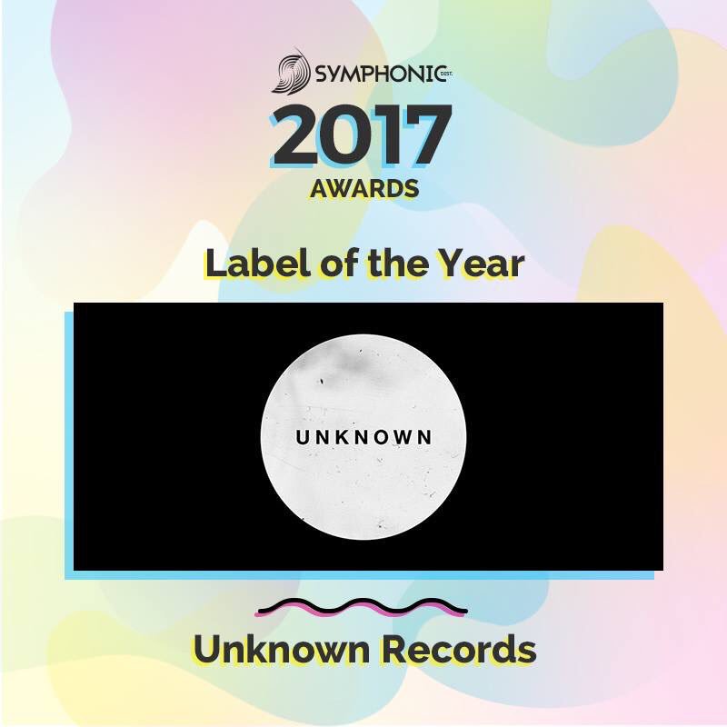 S/O to <a href="/symphonicdist/">Symphonic</a> for naming us ‘Lavel of the Year’! Extremely grateful. #symawards #unknownrecords