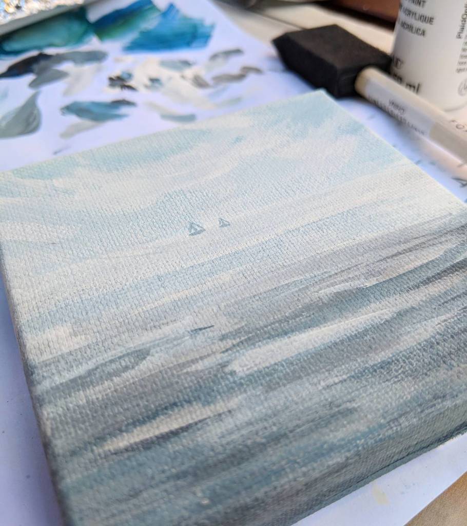 Tiny boats 🖌️
.
.
.
.
.
#painting #oceanpainting #acrylicpainting #naturepainting #tiny ift.tt/2C0B7jL