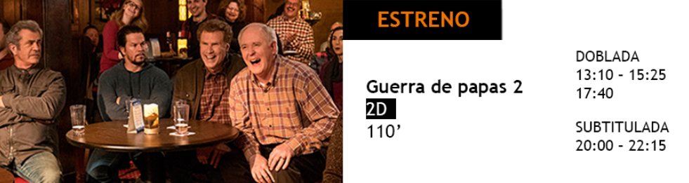 cinespinedo's tweet photo. Mel Gibson y John Lithgow se suman al reparto de la secuela de #GuerraDePapas con Mark Wahlberg y Will Ferrell. Más padres, más problemas. Llega en enero. https://t.co/jk3g1MphFN