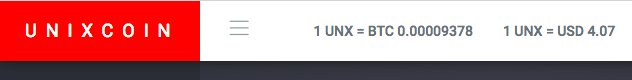 HAMA3san's tweet image. そろそろ取引開始ですかね？？価格$4ついてますw
#unixcoin