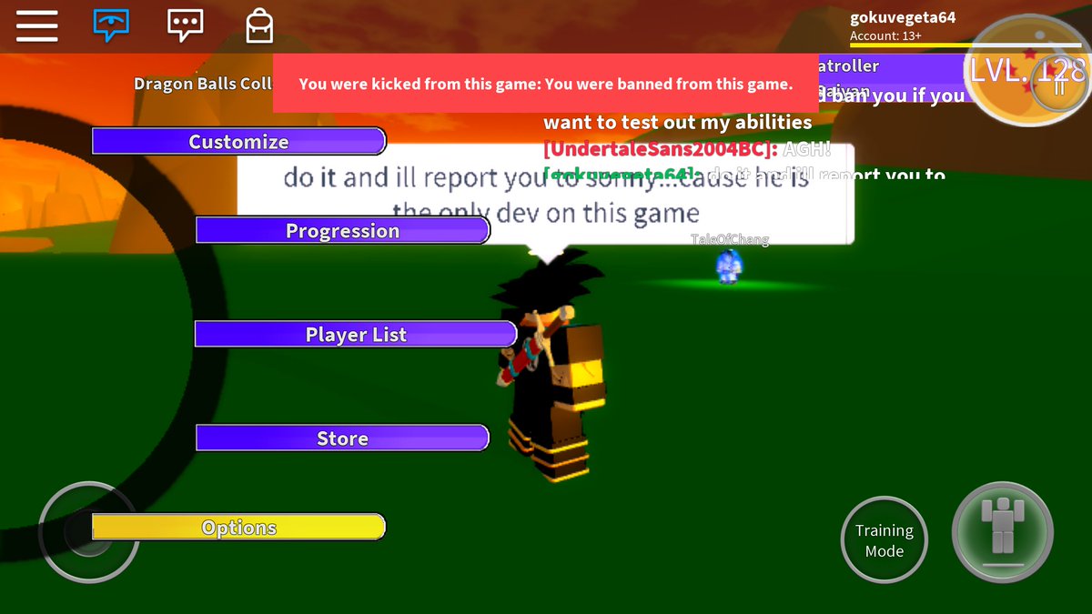 FettyKrill420's tweet photo. @RBLX_AOStudios so hey found a hacker...he said he is a dev yet i know Sonny is the only dev on DBOR...and he just kicked/banned everyone in the server i was in https://t.co/l7zGV7SKnX