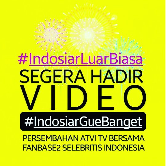 MENUJU 23
#IndosiarLuarBiasa 
#persembahanATVITVbersamaSNCID 
#IndosiarGueBanget