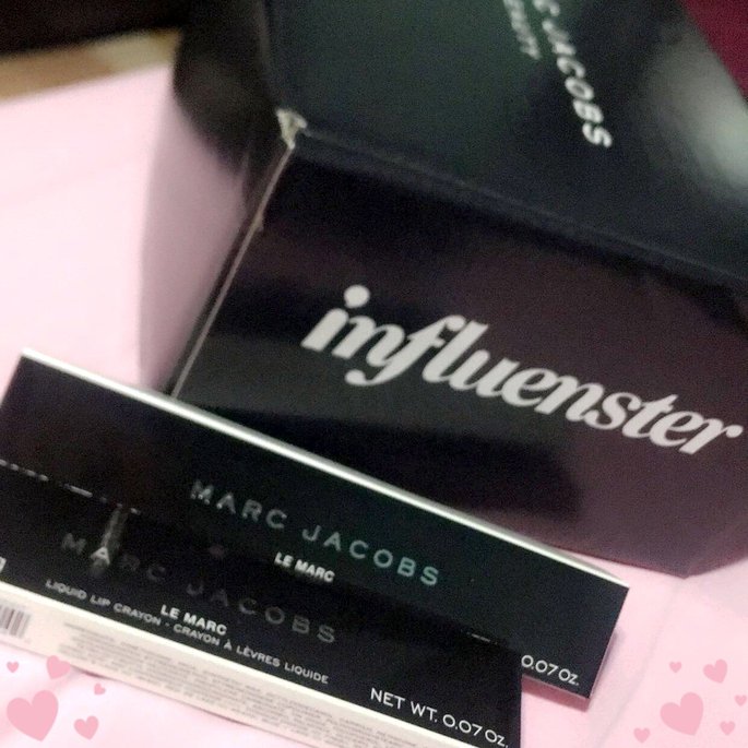 vivalacami's tweet photo. Free Influenster box! Love my #MarcJacobs liquid lip crayons💋💄 #howrouge! #sendnudes! #LeMarc https://t.co/eNrMkfKDHW