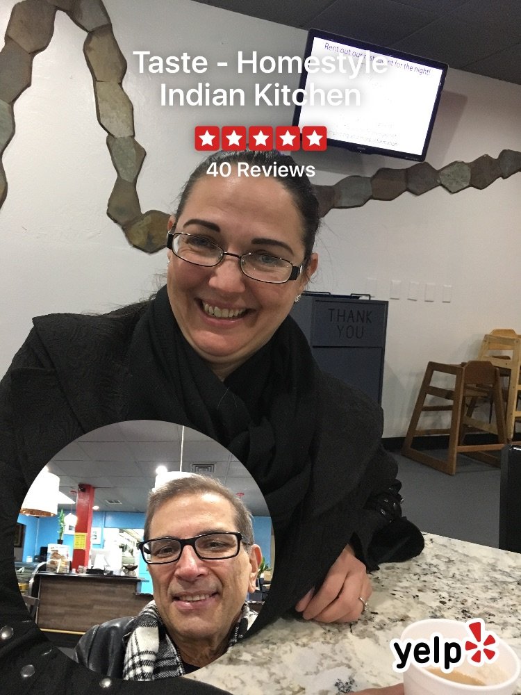 Looking forward to "Taste" with my lovely Valerie! (@ Taste - Homestyle Indian Kitchen) #Yelp #Yelfie yelp.com/biz/taste-home…